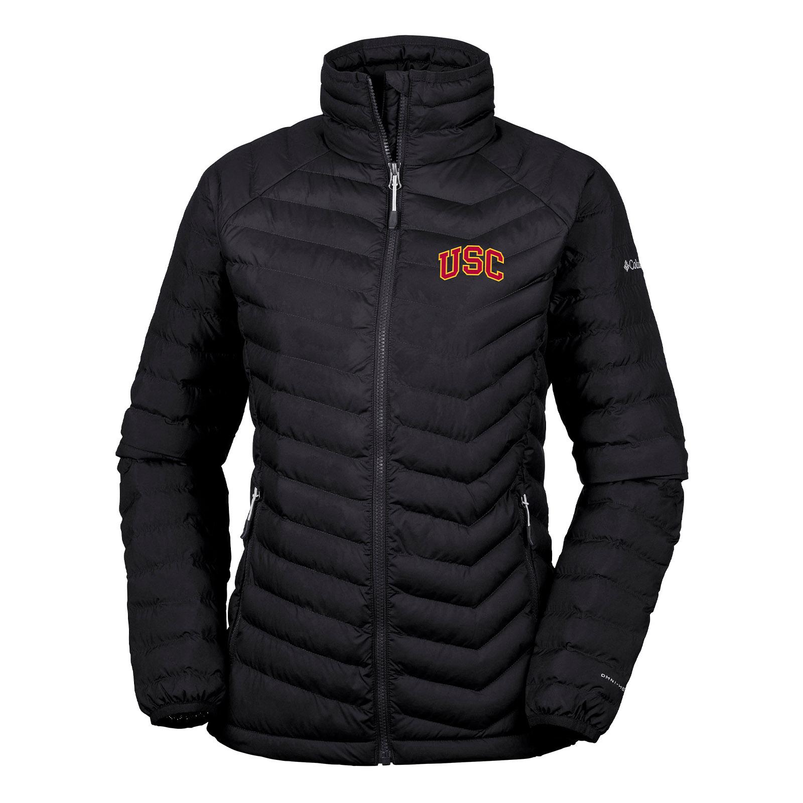 Columbia Women s Powder Lite Full Zip Jacket Size XL Black